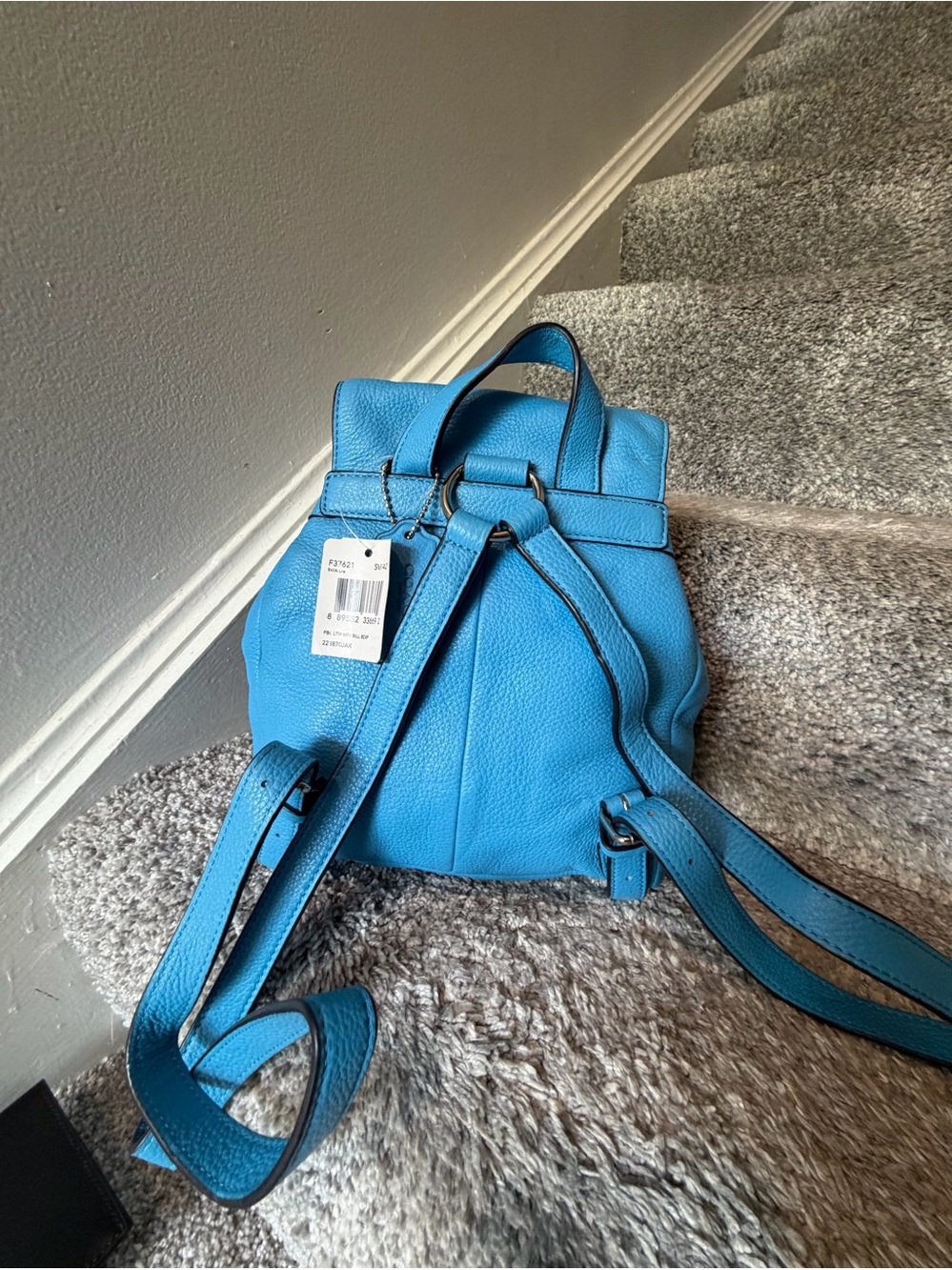 Coach Mini Turnlock Rucksack Backpack - Picture 2 of 6